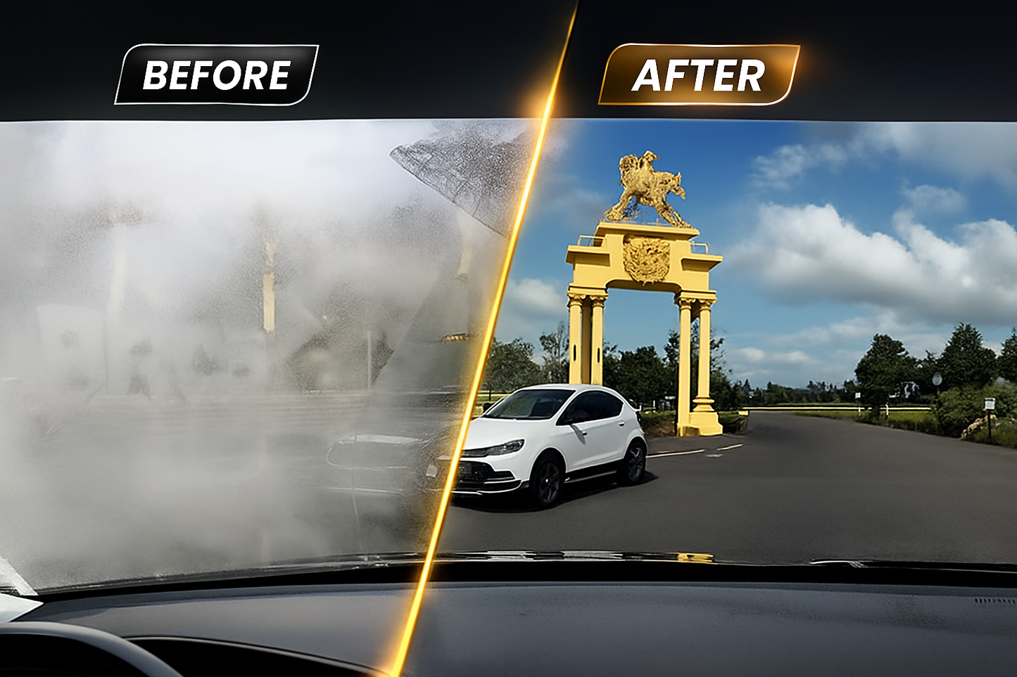 ISHTANOR™ Premium Anti-Fog Glass Spray — 50ml • 100ml • 300ml